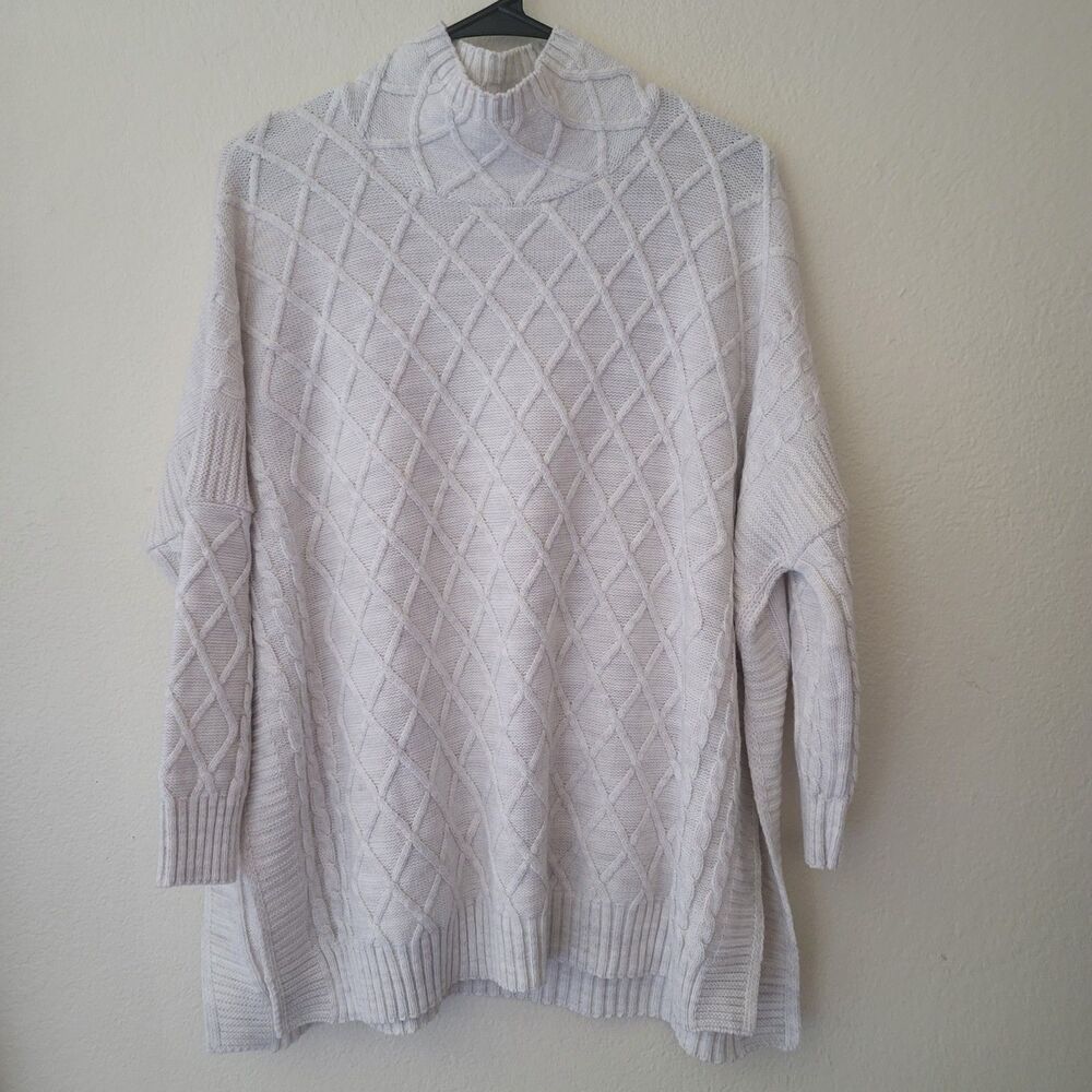 Mer Sea Lisbon Traveler Poncho Sweater Oversized One Size